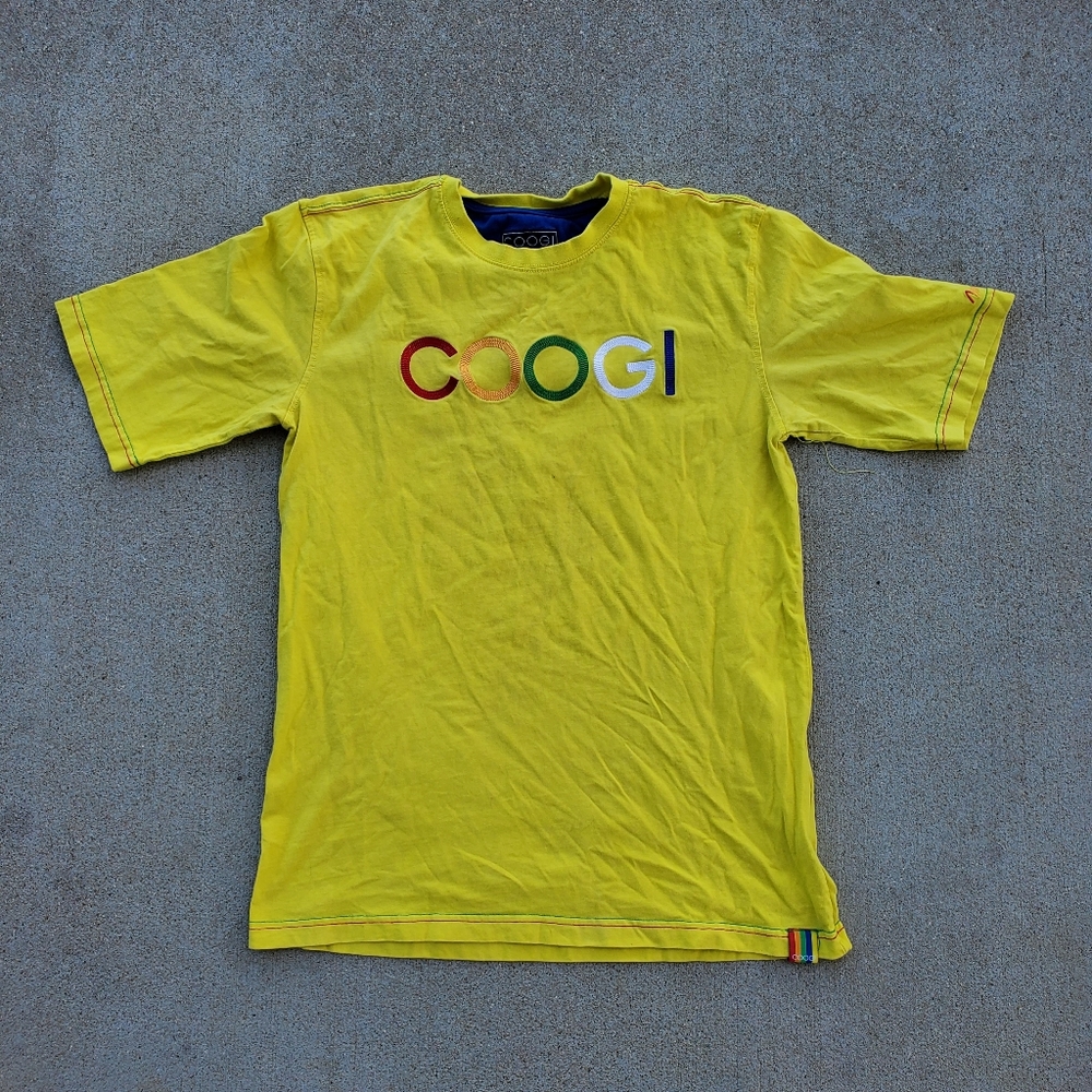 XL Neon Yellow Coogi T-shirt